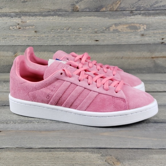 adidas Shoes - adidas Campus Stitch and Turn Pink Suede Sneakers